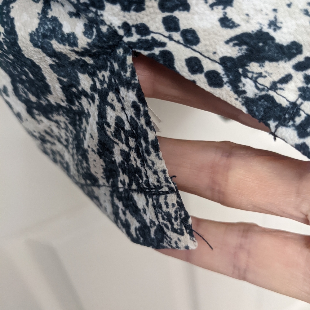 Mng Basics Classic Print Blouse - image 4